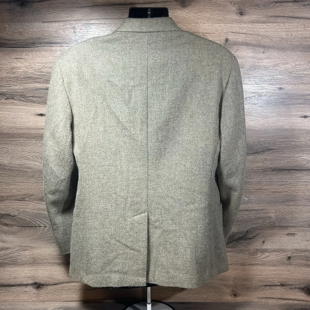 Vintage Ralph Lauren Polo Herringbone Blazer Sports‎ Coat Wool Tweed 42 S